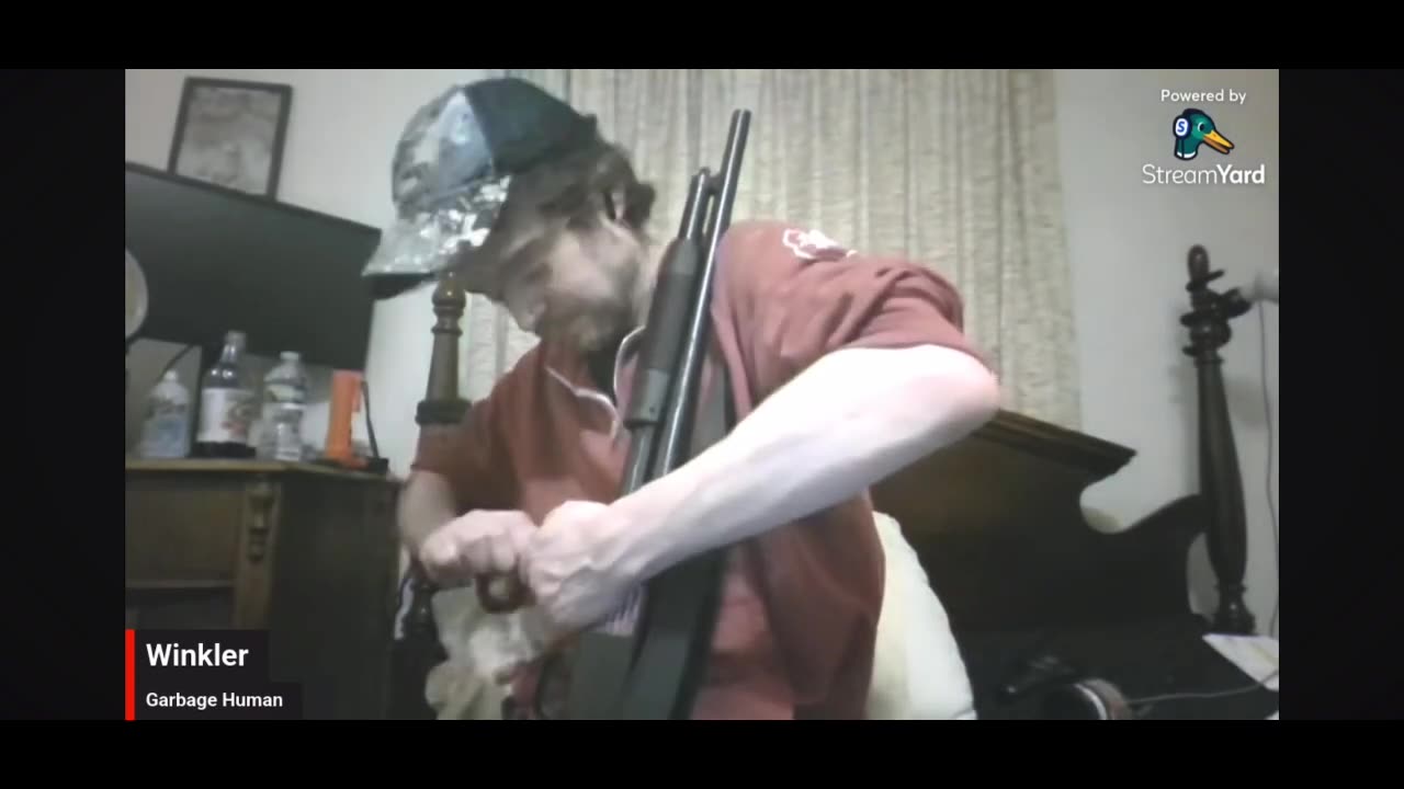 Winkler threatens to kill me, asks for my address, and then pulls out a shotgun.