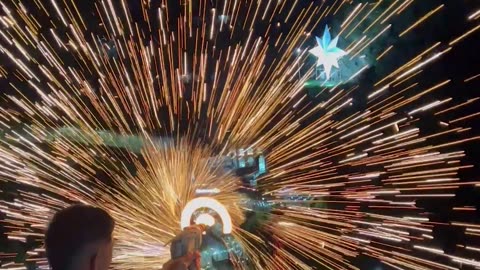 Steel Wool and Flame Christmas Magic