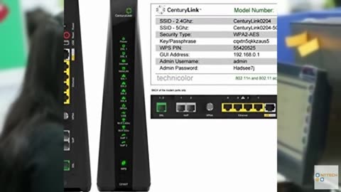 CenturyLink Prism TV Technicolor C2100T 802.11AC Modem Router Gigabit DSL Fiber