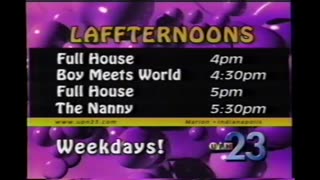 November 17, 1998 - UPN 23 Promos & Bumpers