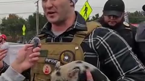 Christian Protester goes off on Islam