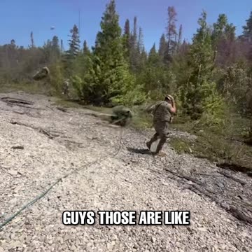 Rotorwash disarms troops