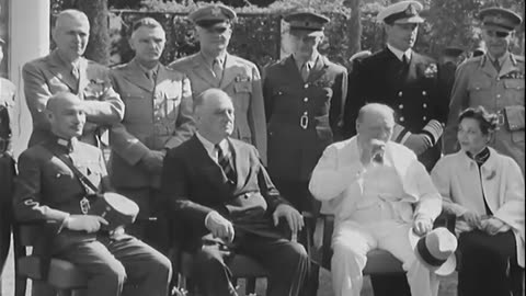 FRANKLIN D ROOSEVELT,... - FRANKLIN D ROOSEVELT, WINSTON CHURCHILL AND CHIANG KAI-SHEK - 111-adc-773