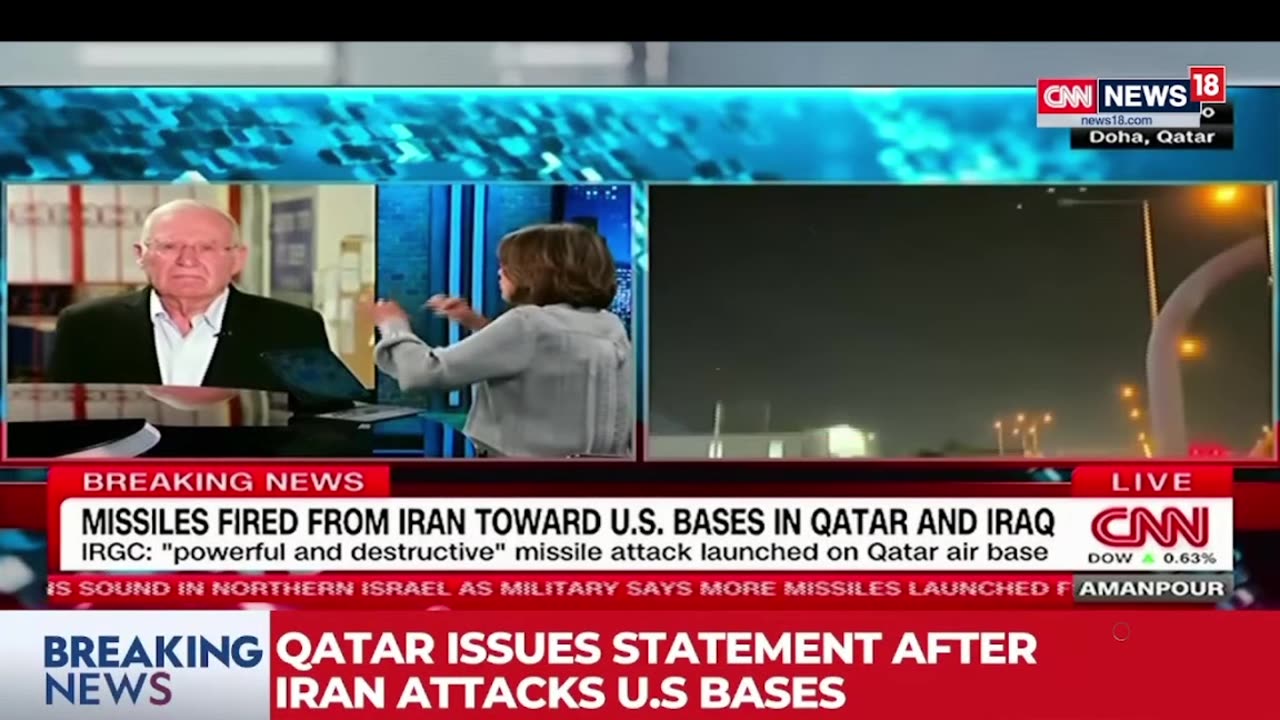 Iran Bombs Doha Live News | Explosions Over Qatar | Iran Attacks U.S. Base | Iran vs Israel | Qatar