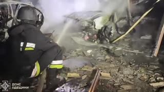 🚒🔥 Ukraine Russia War | First Responders Battle Odesa Parking Lot Fire | RCF