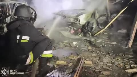 🚒🔥 Ukraine Russia War | First Responders Battle Odesa Parking Lot Fire | RCF