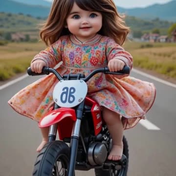 cute little girls bike riding #viral #foryou #trending