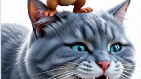 Cat & Rat #trending #tranding #storytime #story #viral #viralshort #moralstories #cat #rat