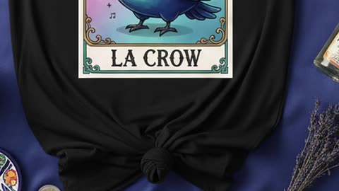 ¿Ya viste esta camiseta? El cuervo más tierno está cantando por ti #camisetaúnica #lacrow
