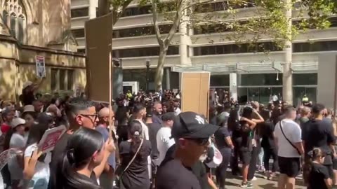 Mass rally in Sydney, Australia, shows solidarity with Syria