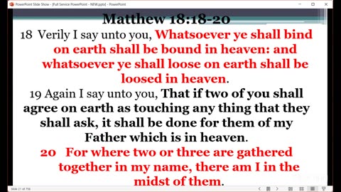 The Narrow Way Christian Church of God - BIBLE-READING and Prayer Service - Wednesday 16/07/2025