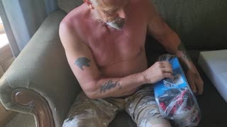 NEW BATTERY CHARGER, BAD SUNBURN, AND MORNING COFFEE