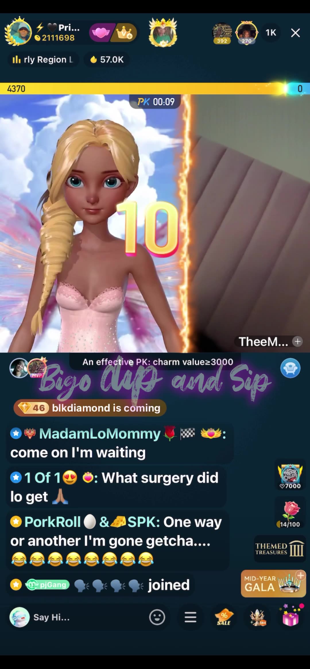 Princejay tells MadamLo hes gonna pay his ppl a visit 7/20/25 #bigoclipandsip