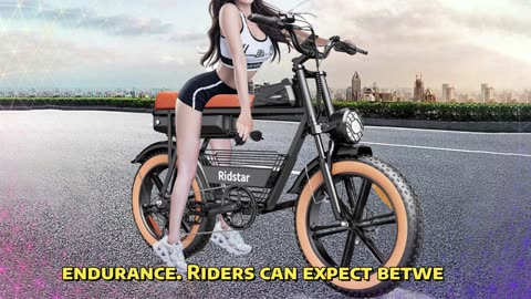 Ridstar CR20 Electric Bike 1000W Powerful Motor 48V 20AH Battery Fat Tire Electric Bike