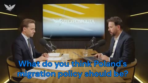 Polish politician, Krzystof Bossak, on immigration to Poland