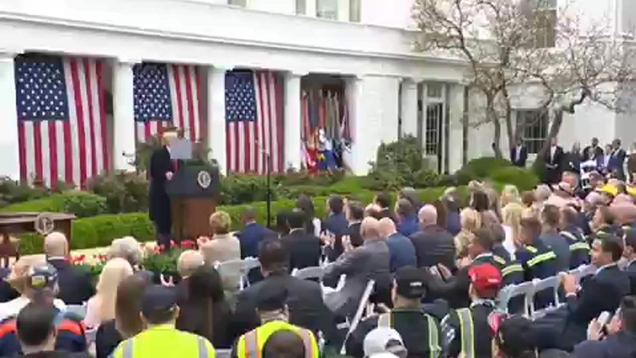 President Trump enforces retaliatory tariffs on nations worldwide.