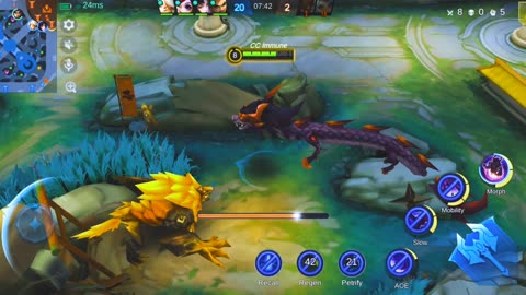 Mobile Legends Gameplay with Yu Zhong Domination, Unstoppable Teamfights. black dragon