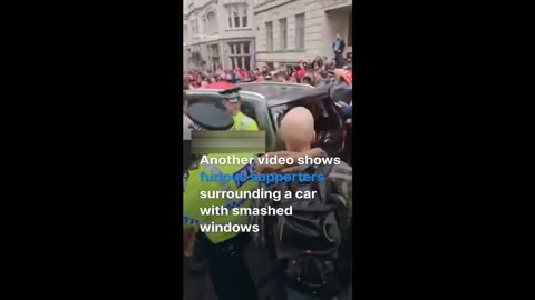 Several people injured after car ploughed into crowd in Liverpool