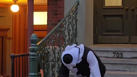 Art the Clown Greets His Public