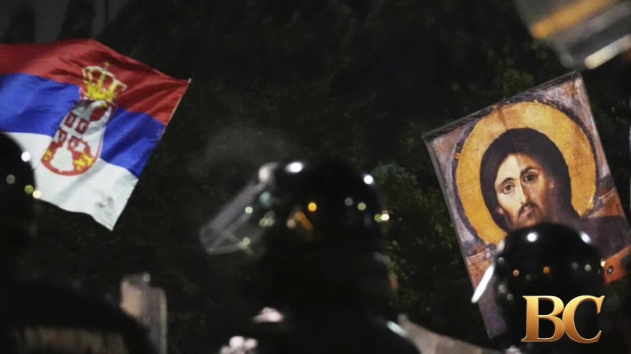 Dozens injured in Serbia as protesters clash with pro-government supporters