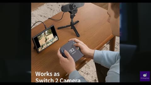 EMEET C960 Webcam with Tripod, 1080P Webcam with Microphone, Adjustable Height M