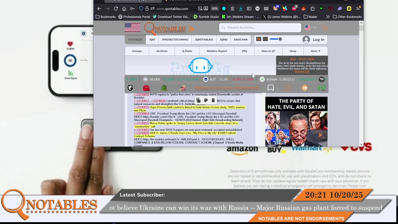 Jesse Waters / Sean Hannity Monday 10/20/25