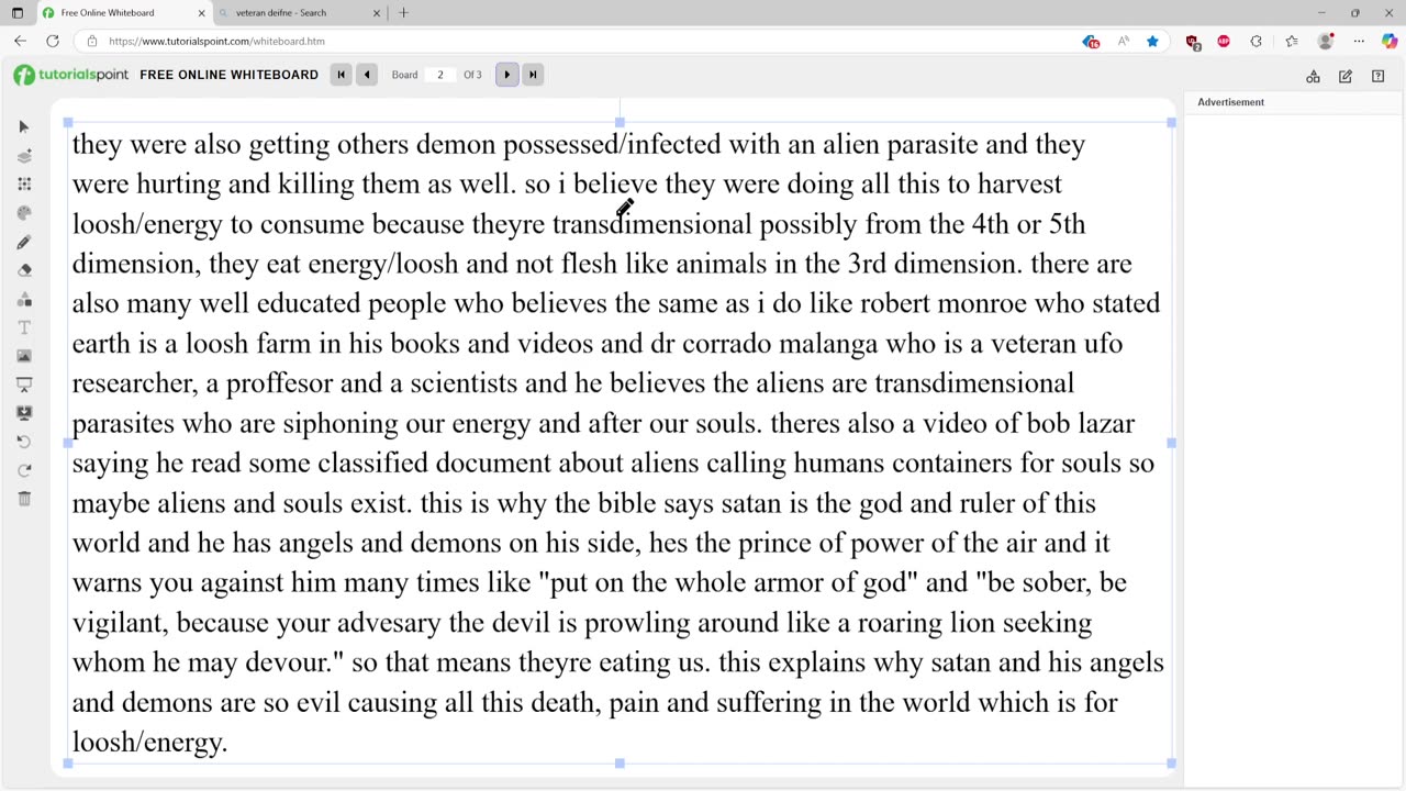 transdimensional aliens are abducting humans and tormenting them