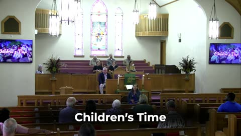 Sunday worship service