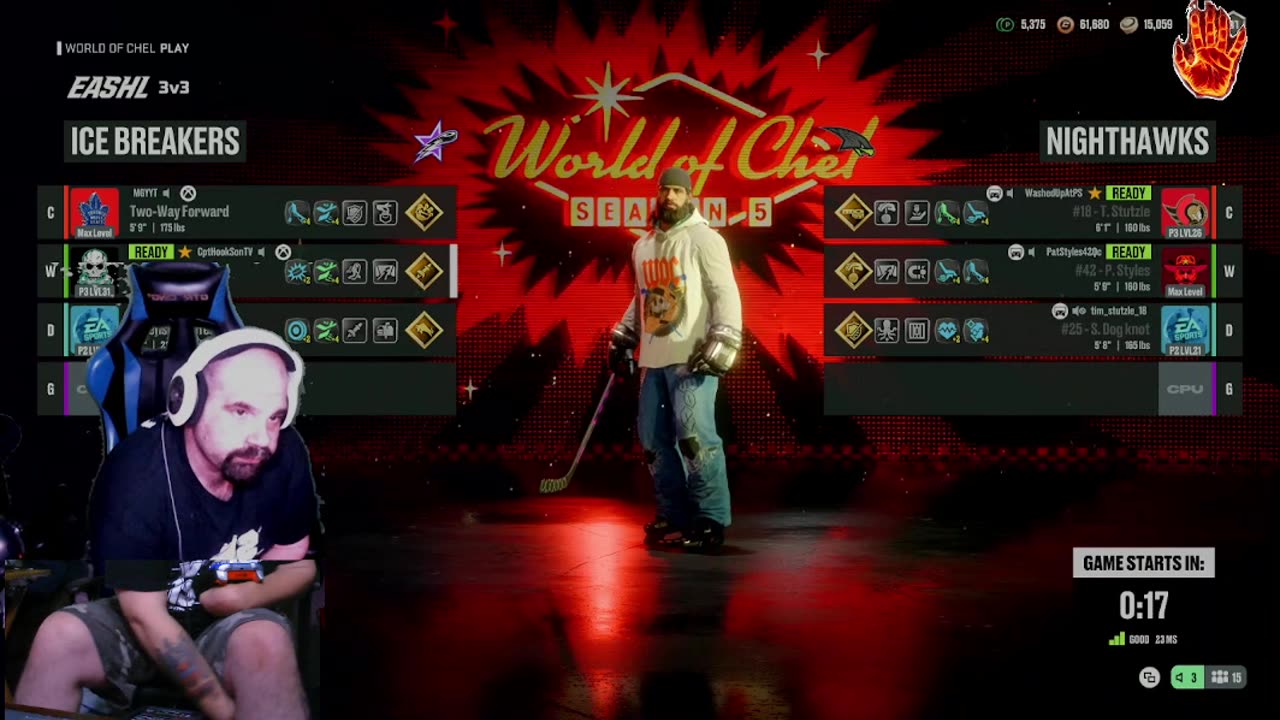 Chel with 1 hand. Believe it or NOT your choice