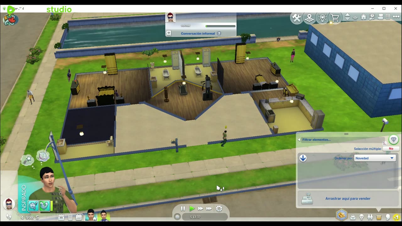 Sims 4 reto casas y profesiones
