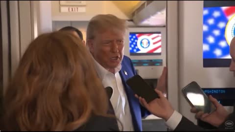 President Trump Speaks to Press About Israel and Iran Violating Ceasefire on Air Force One [Audio Only]