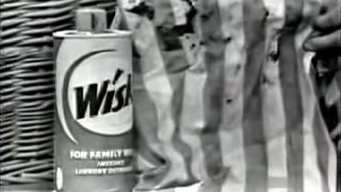 Commercial - Wisk Liquid Laundry Detergent (Bill Cullen gives a little schpiel)
