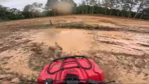 Short - Recon 250 mudding at a construction site