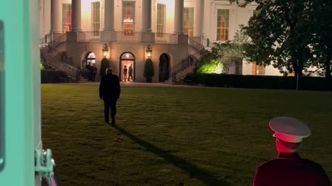 POTUS IS HOME🦅