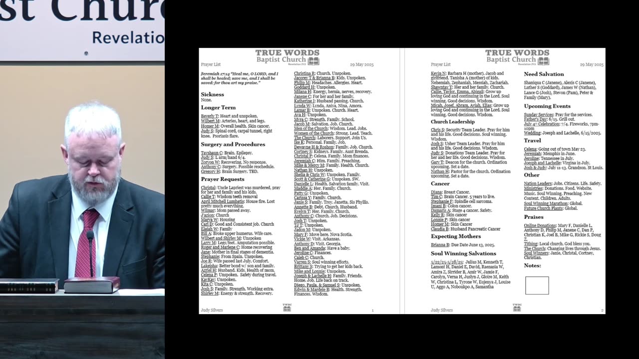 Sunday PM - 5/29/25 - The End According to Jesus: Matthew 24 Part 1