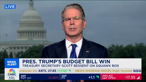 Bessent says, "I'm not sure where all these deficit hawks were when Team Biden"