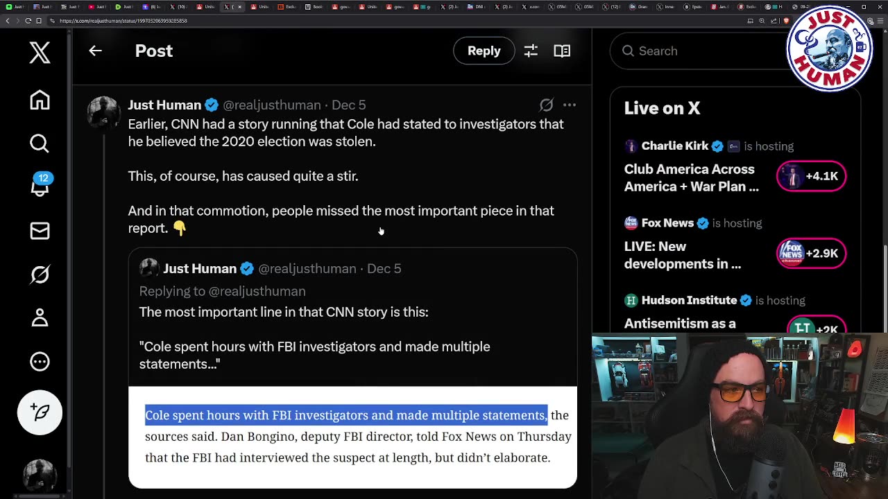 J6 Pipe Bomber to Remain in Jail Through Christmas Holiday