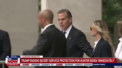 Trump says he's ending Secret Service protection for Hunter Biden | Live NOW from FOX