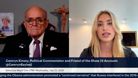 America's Mayor Live (718): Tulsi Gabbard Details Obama's Involvement in Russian Collusion Hoax