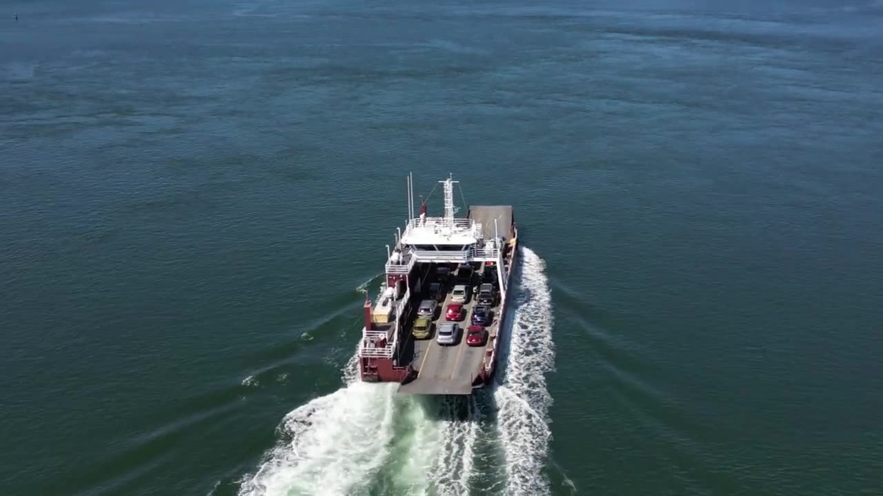 Green's Point Lighthouse: A Historic Navigational Aid in Back Bay, New Brunswick, Canada @DJI