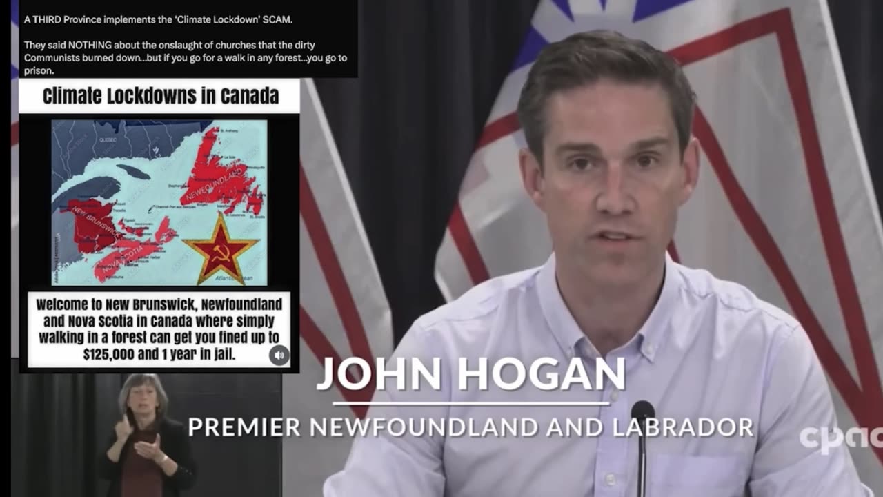 CLIMATE LOCKDOWN IN CANADA (PLANNED FOR THE WORLD)