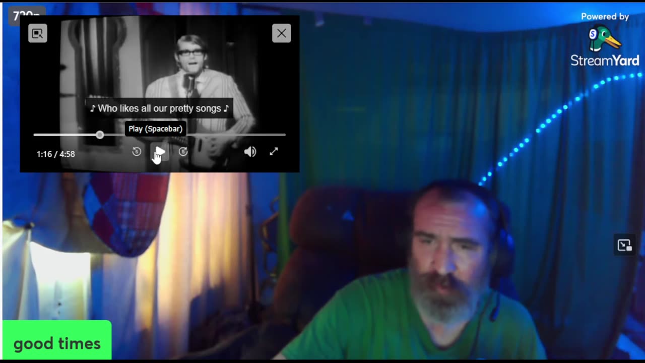 07/12/25 Goodtimes4life VOD: "it is a good day to mow some grass"