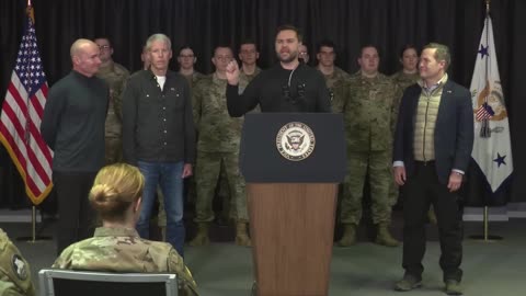 Vice President J.D. Vance Delivers Remarks to U.S. Servicemembers in Greenland, March 28, 2025