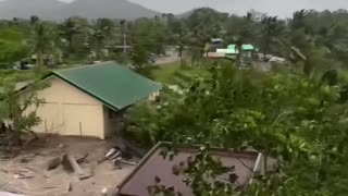 Uwan typhoon in the Philippines