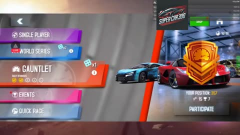 Supercar Race in Area SI