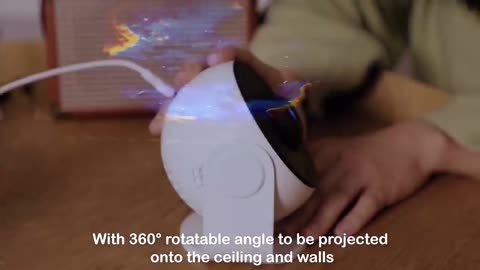 Galaxy Projector, Planetarium Star Projector for Bedroom Decor, 360° Rotating Nebula Projector Lamp