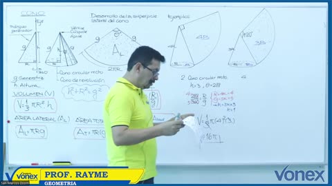 VONEX CICLO MATE 2024 | Semana 22 | Geometría: Cono