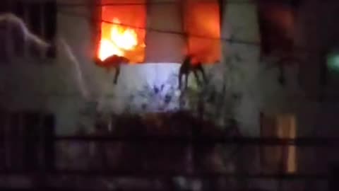 Weak Stream of Russian Firefighter Leaves Residents Hanging