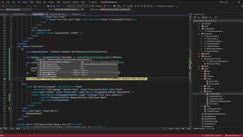 ASPNet MVC Ep63 - Implement Multiple Language