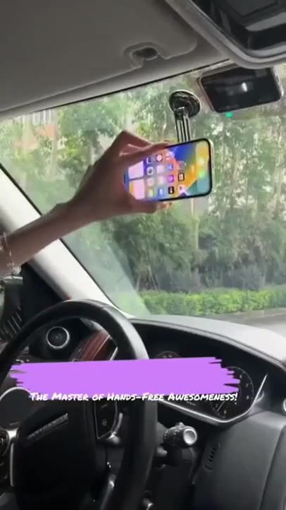 Magnetic Car Phone Holder 720° Rotation Foldable Phone Stand GPS Navigation Bracket Mount